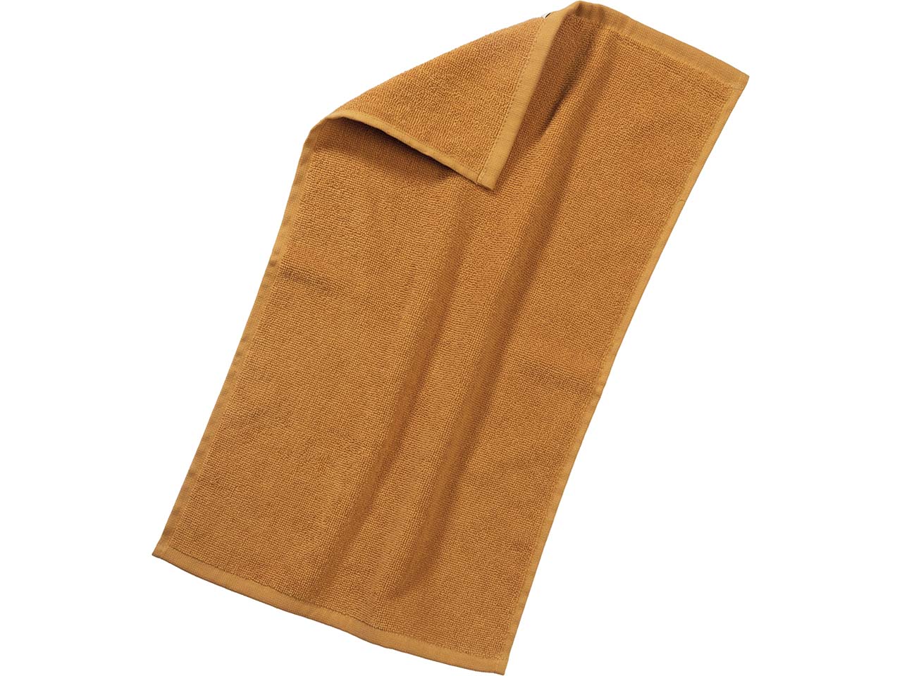 Living Crafts Bio-Gästehandtuch "ORLANDO" 30 x 50 cm, amber