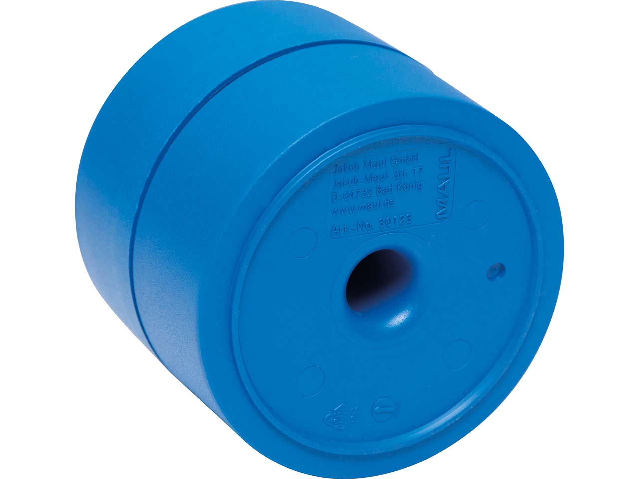 MAUL Klammerspender "MAULpro" inkl. 15 Büroklammern, blau