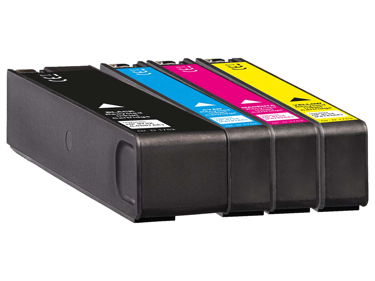 memo Tintenpatronen ersetzt HP Nr. 973XL schwarz, cyan, magenta, gelb, 4er-Set