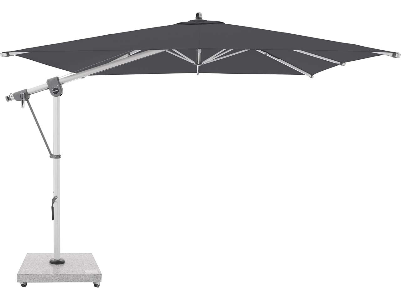 doppler Pendelschirm 'EXPERT' 300 x 300 cm, anthrazit