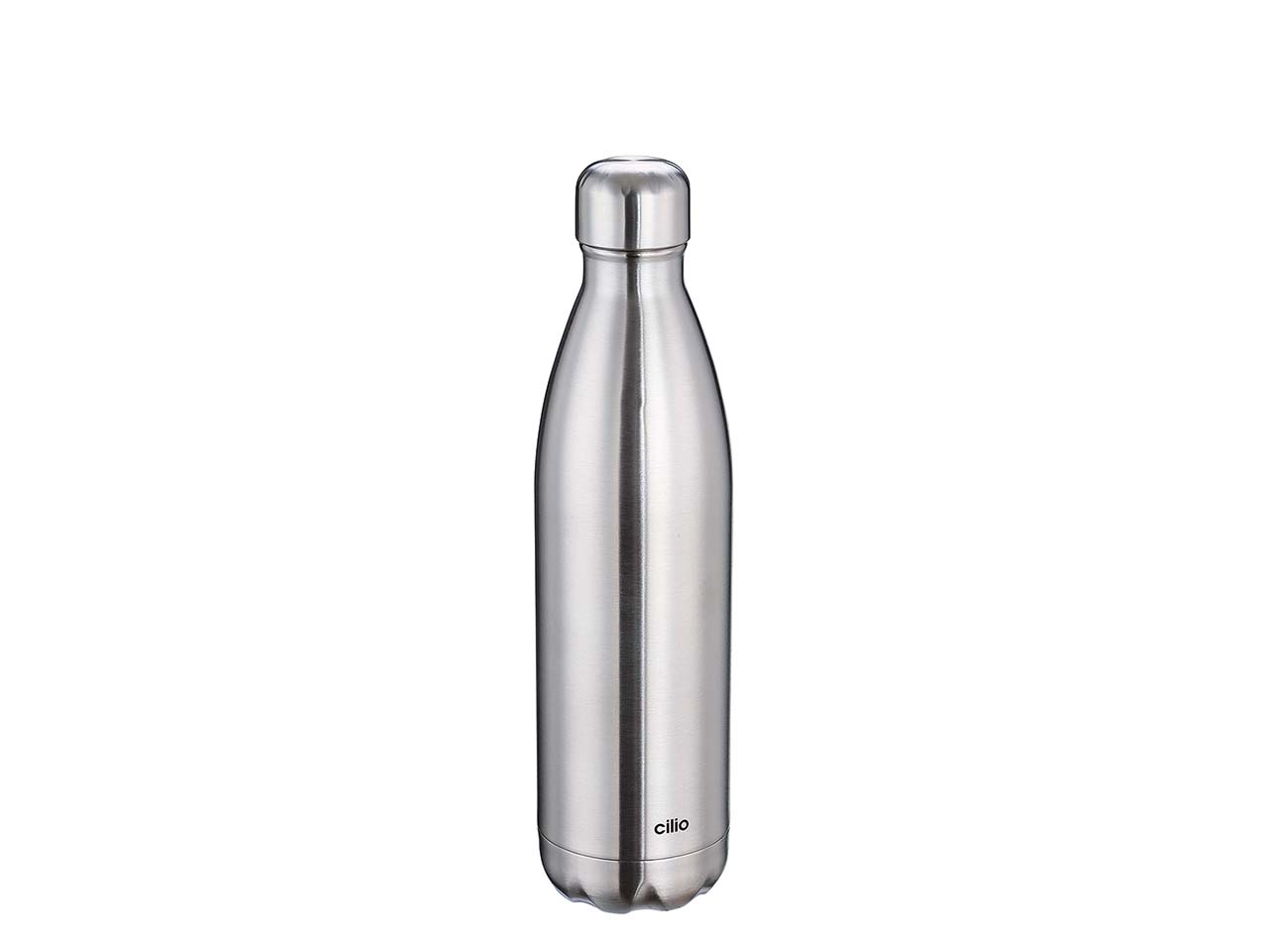 cilio Isolier-Trinkflasche 'Elegante' aus Edelstahl, 0,75 l, edelstahl