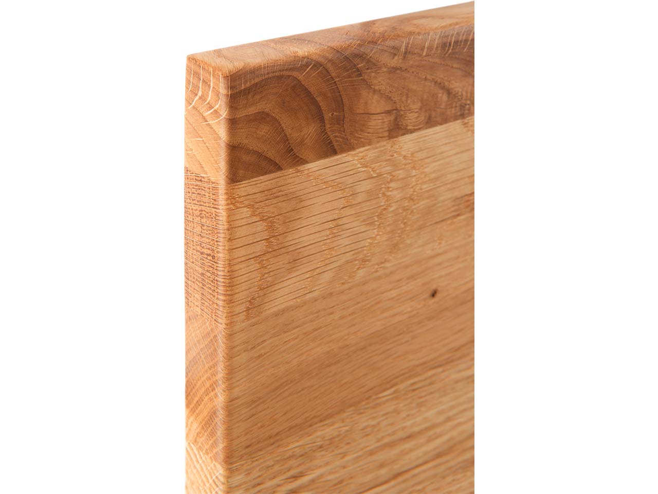 Tischplatte Eiche massiv, 100x70 cm, Stärke 20 mm, geölt