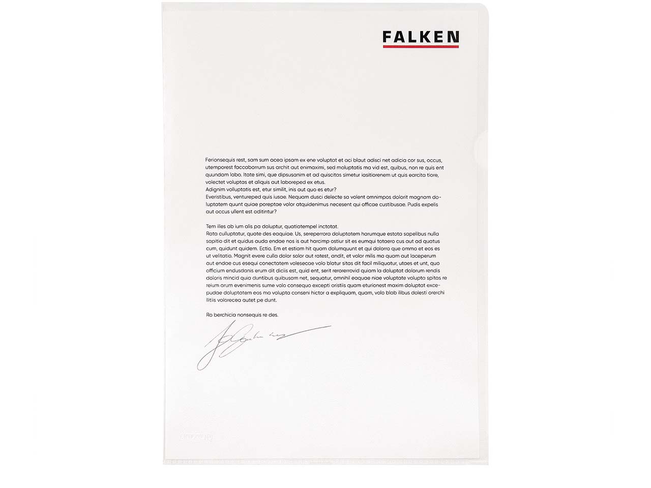 FALKEN Aktensichthüllen genarbt, DIN A4, 80µ, 100 Stk.