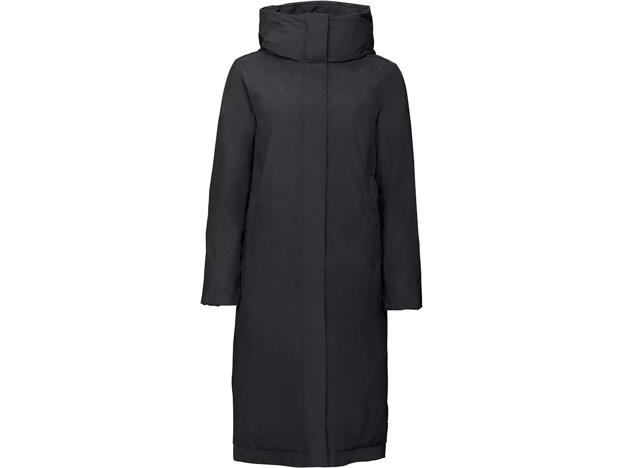 VAUDE Damen-Mantel 'Coreway' mit 2-Wege-Front-Reißverschluss, black, Gr. 44