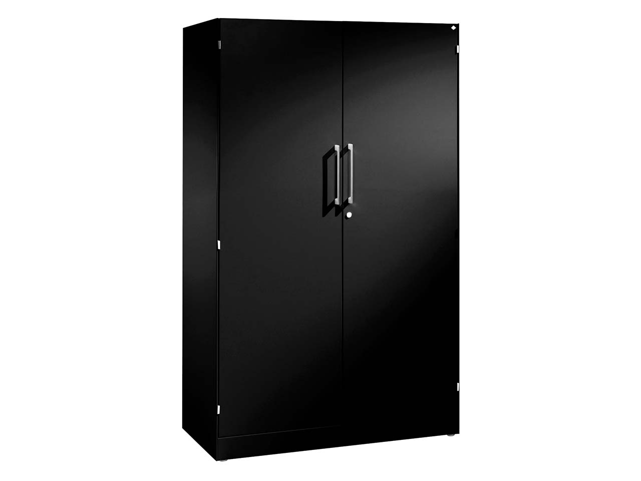 Flügeltürenschrank "CONTACT", Höhe 163,5 cm  (BxT) 100 x 43,5, schwarz