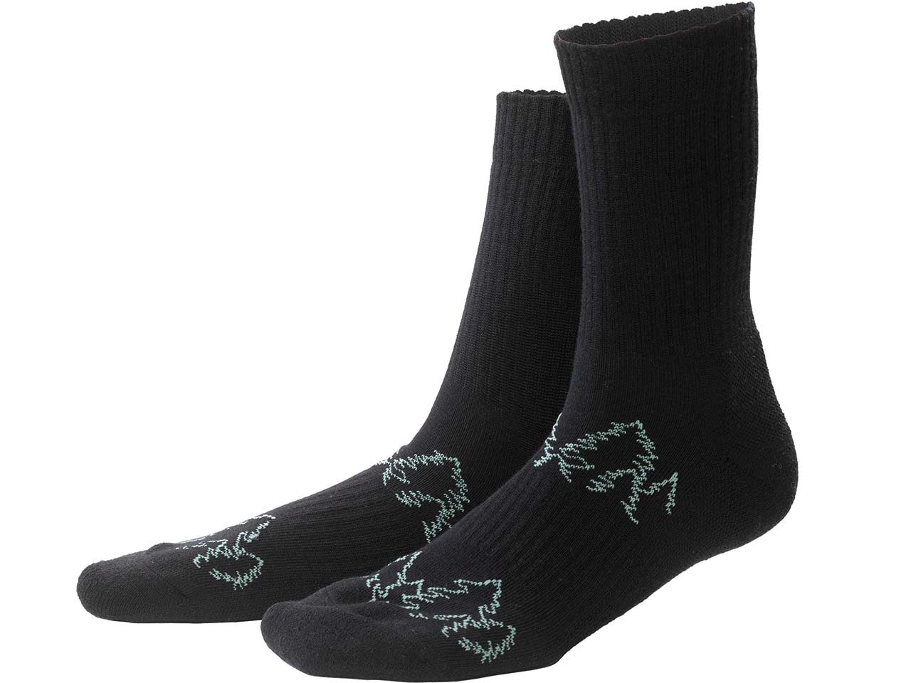 Living Crafts Wandersocken "VÄSTRA" mit verstärkter Ferse und Zehen, black, Gr. 43/46
