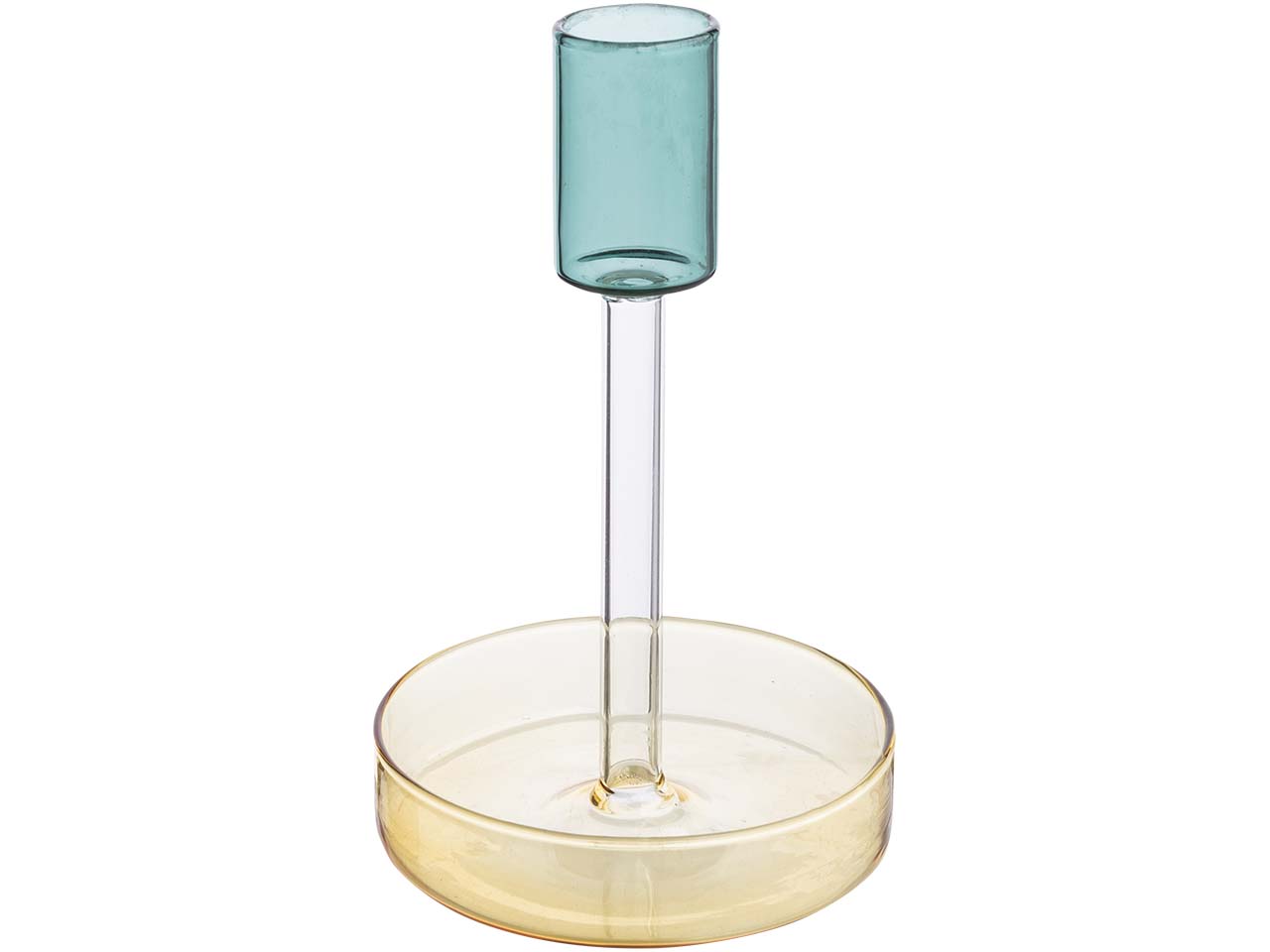 tranquillo Kerzenständer "GREEN RAINBOW" Ø 8,3, Höhe 14 cm