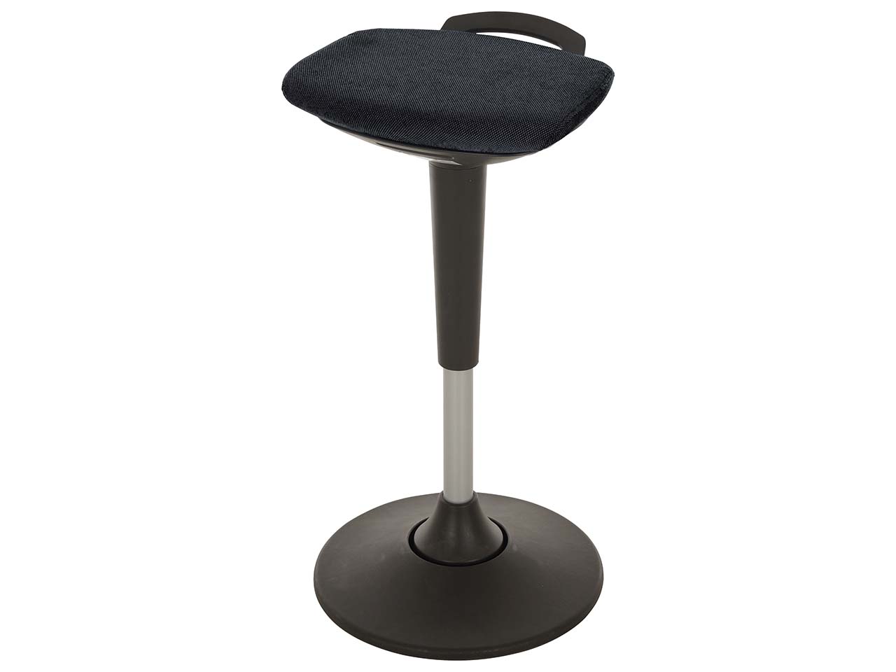 Mulitbewegliche Stehhilfe mit Griff, schwarz