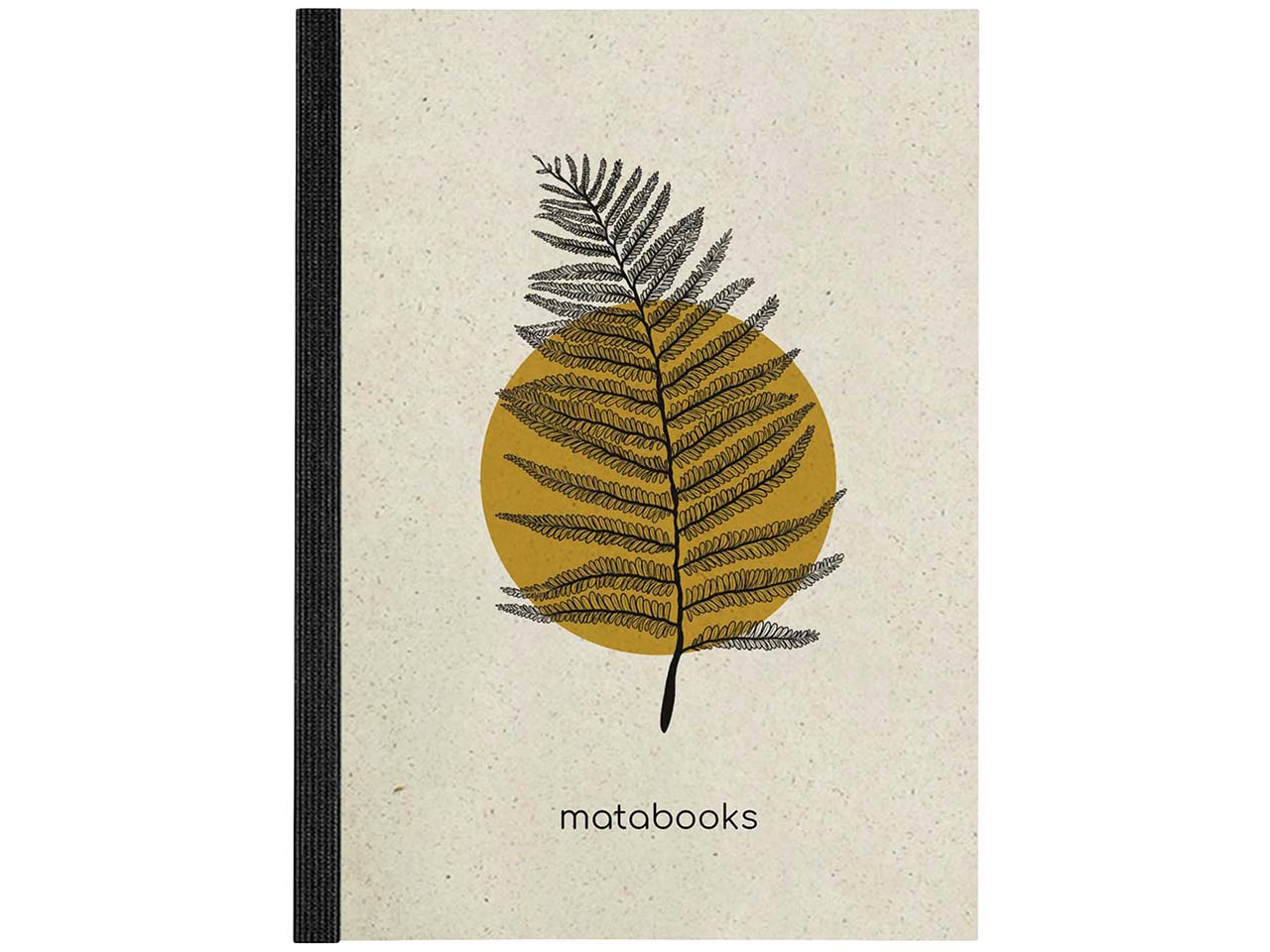 Matabooks Notizbuch Dahara "Orange" aus Graspapier