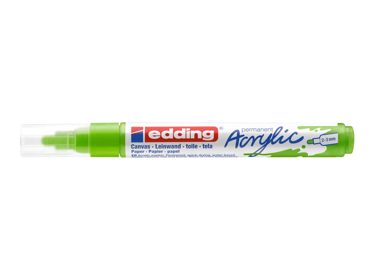 edding Acrylmarker "Acrylic 5100" Rundspitze mittel, gelbgrün