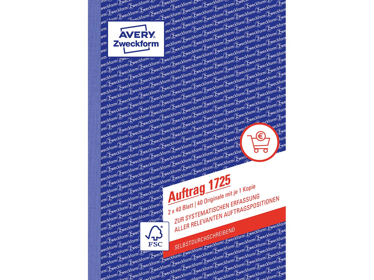 Avery Zweckform Formularbuch '1725' Auftrag ECF, DIN A5