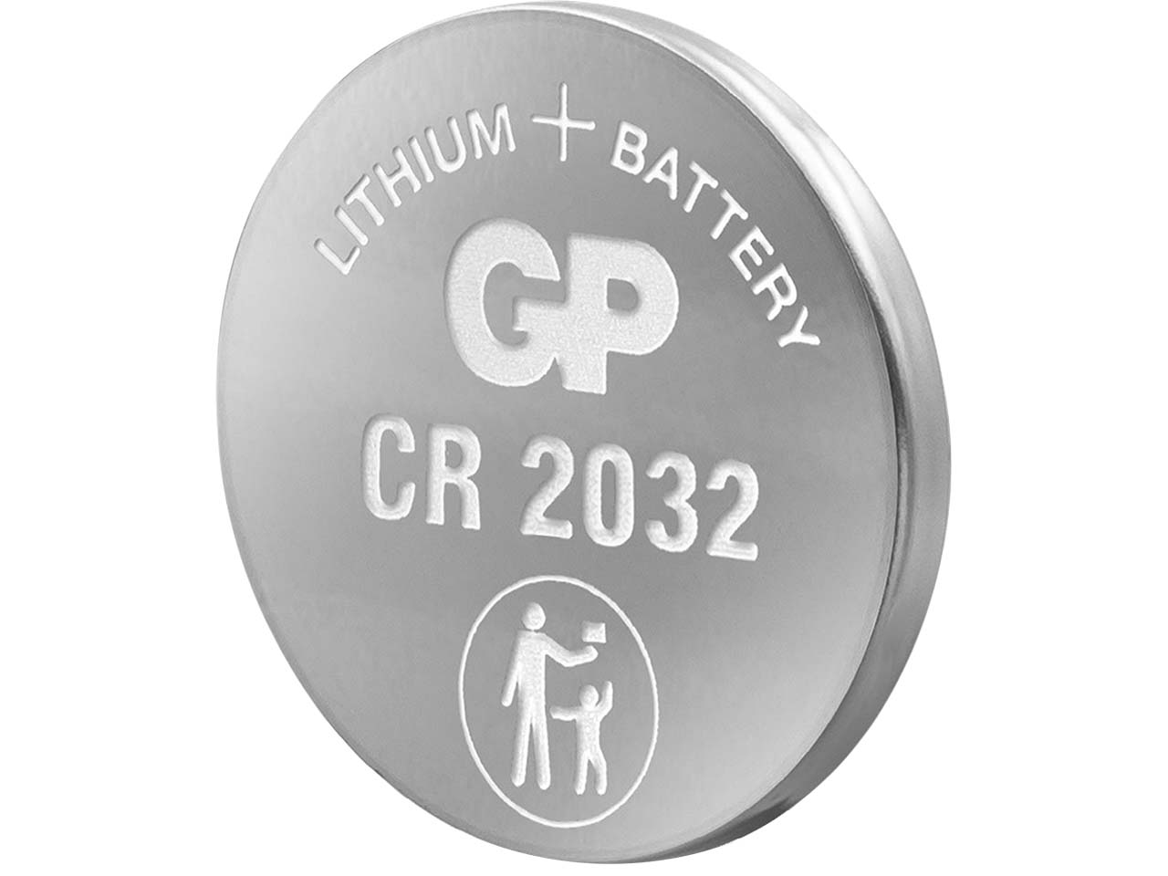 GP Battery Lithium-Knopfzelle "CR2032", 3V, 1 Stk.