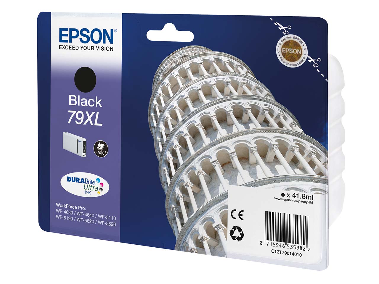 Epson Tintenpatrone T7901XL schwarz