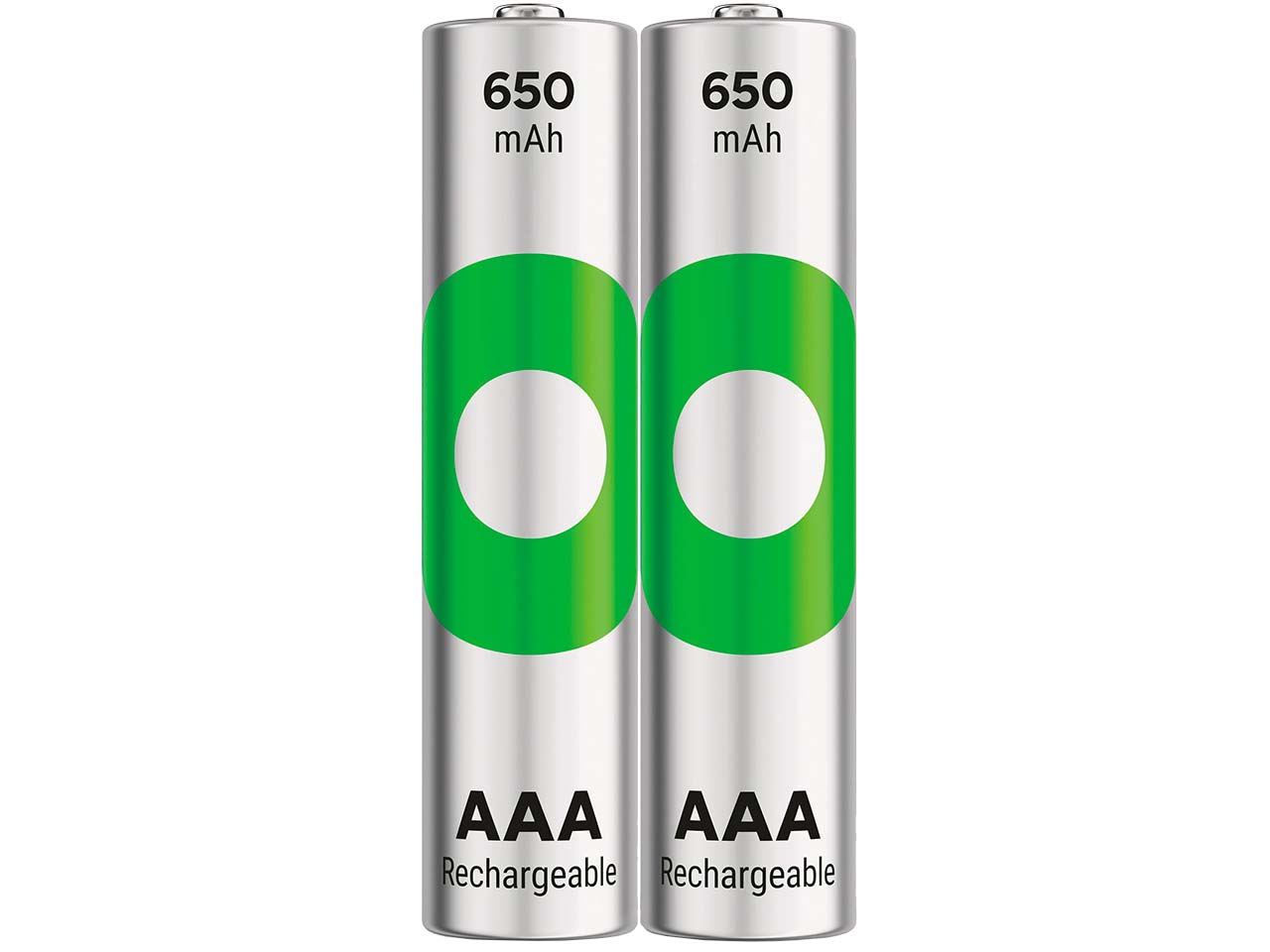 2er-Pack GP Battery Ready-to-use Akku "ReCyko" Micro AAA, 1,2 V, 650 mAh