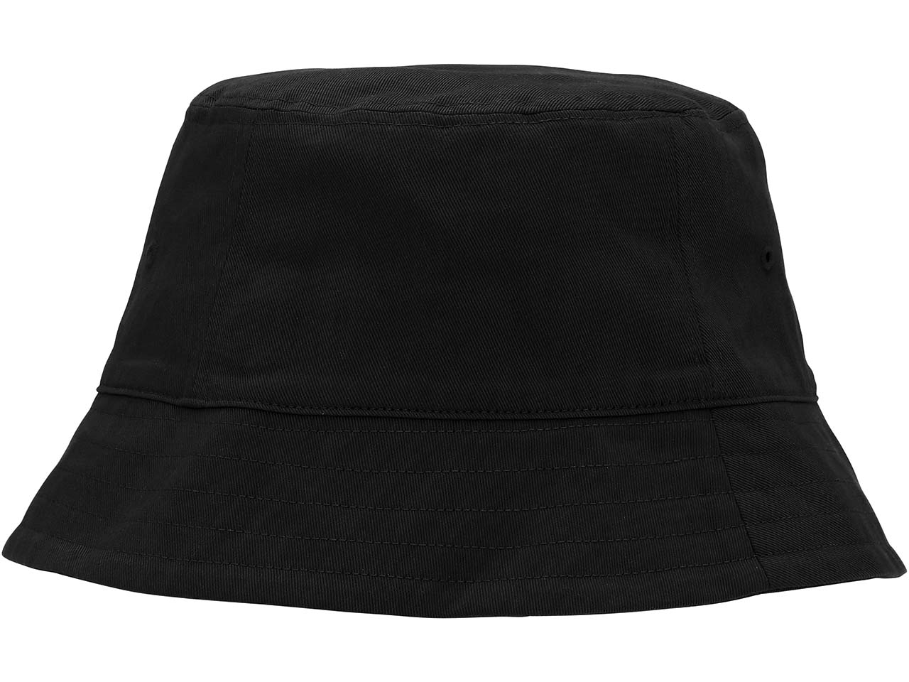 Neutral Bio-Bucket Hat aus Baumwoll-Twill, schwarz, Gr. M/L