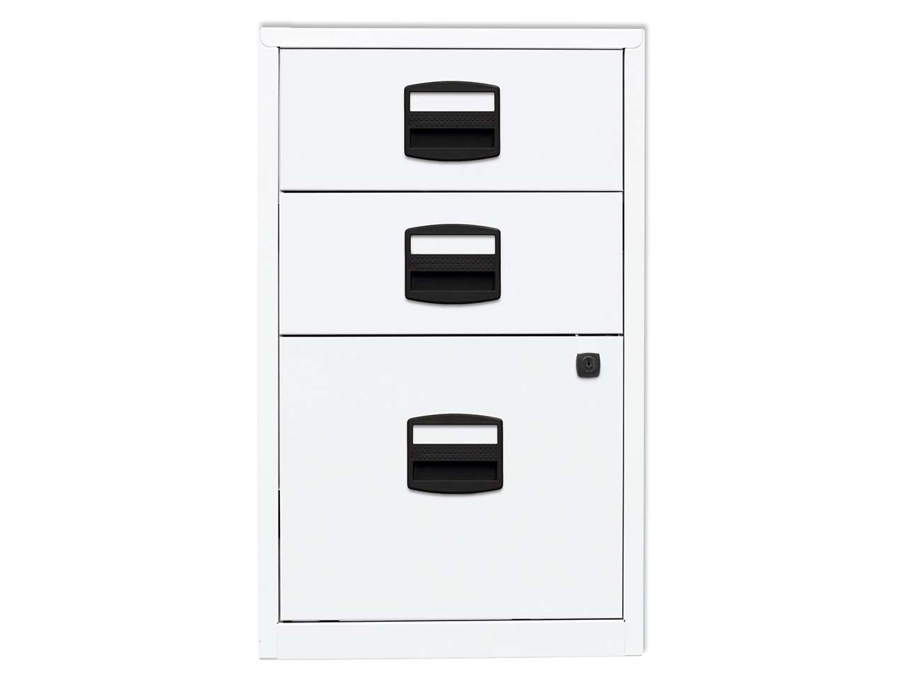 Bisley Home Container, 1 HR + 2 Schübe verkehrsweiß