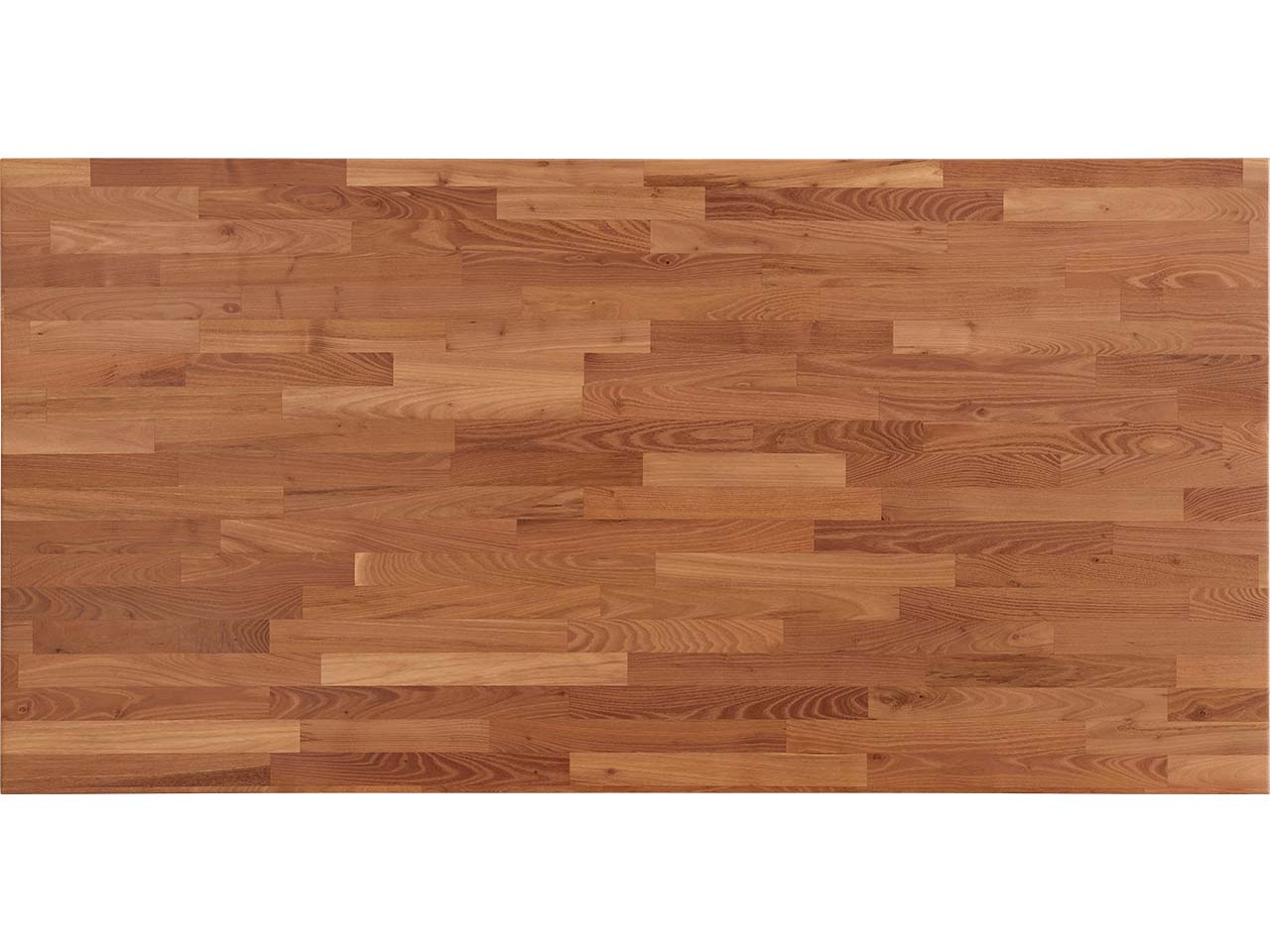 Tischplatte Robinie massiv, 100x70 cm, Stärke 20 mm, geölt