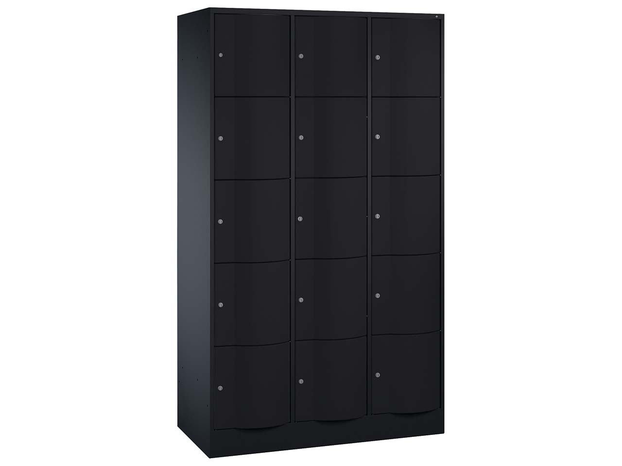 Schließfachschrank 3 Türme an/an 5er