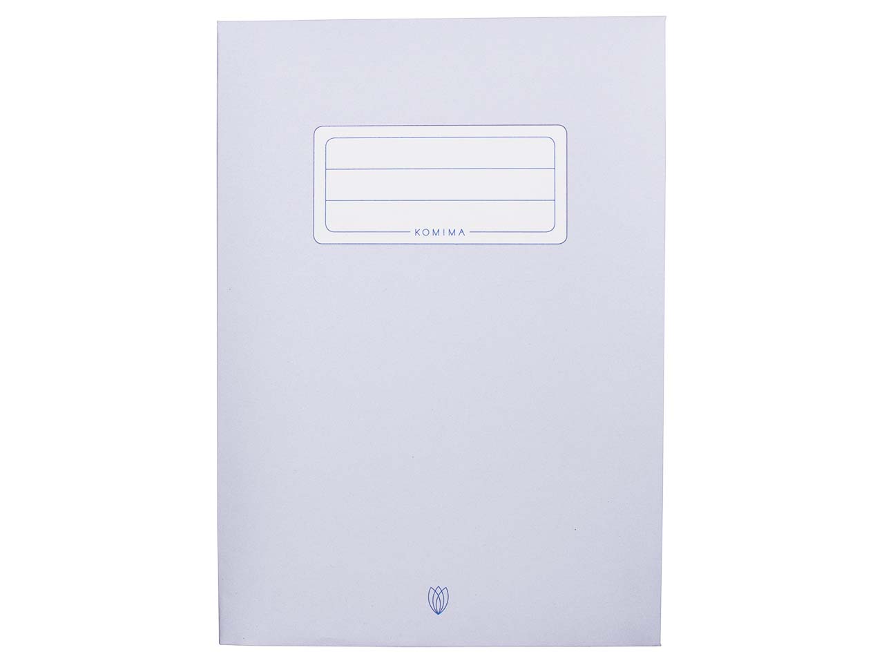 Komima Heftumschlag aus Recyclingpapier, grau DIN A4