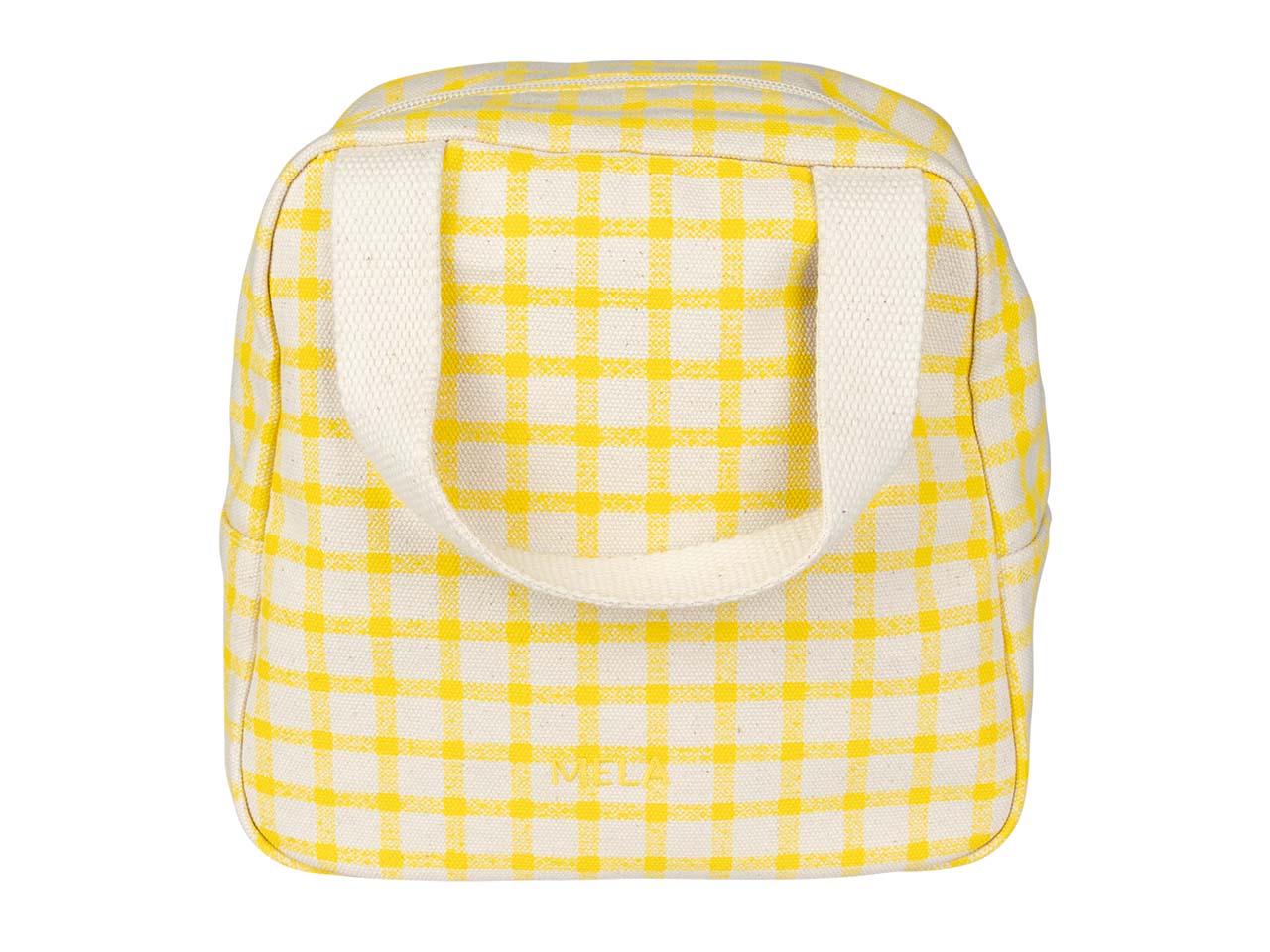 MELA Bio-Organizer-Tasche "JASMEET" 4,5 l, greige/summer grid print