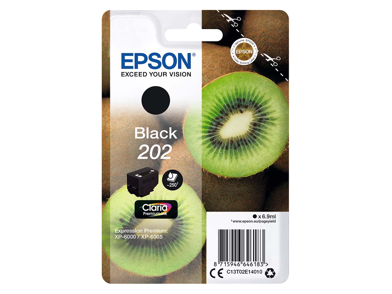 Epson Tintenpatrone 202 schwarz