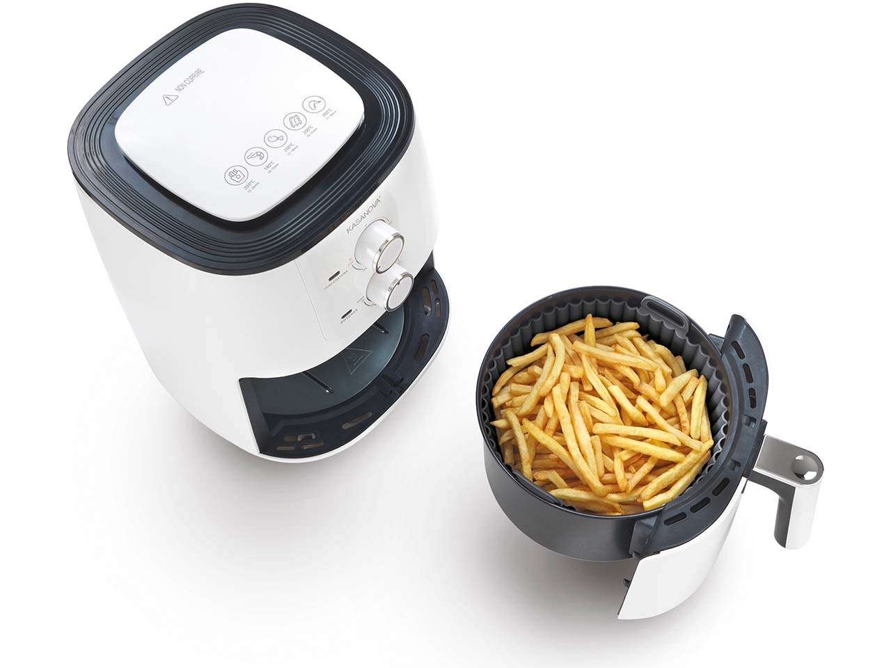 Metaltex Silikonkorb rund für Airfryer, Ø 20 cm