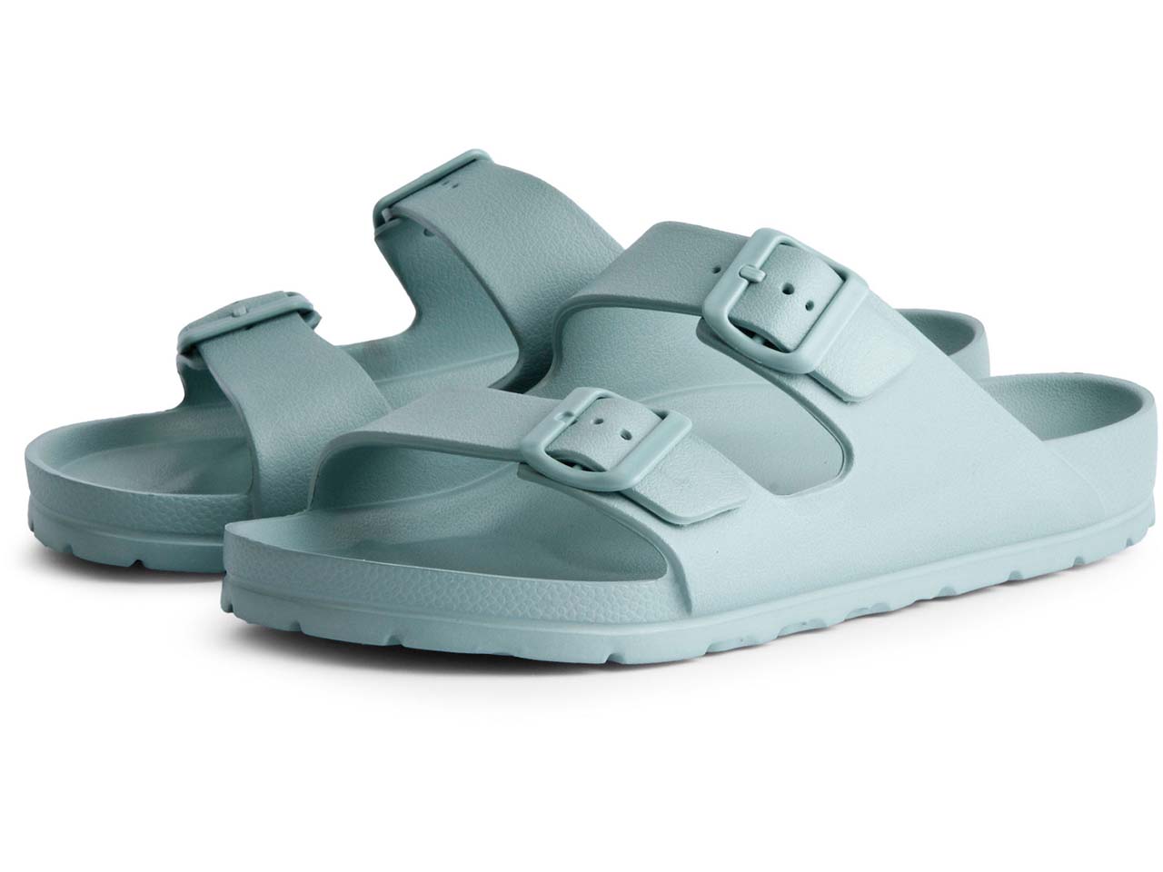 GRAND STEP SHOES Hausschuh/Pantolette "POOL TWO BUCKLE" aus EVA, seagreen, Gr. 37