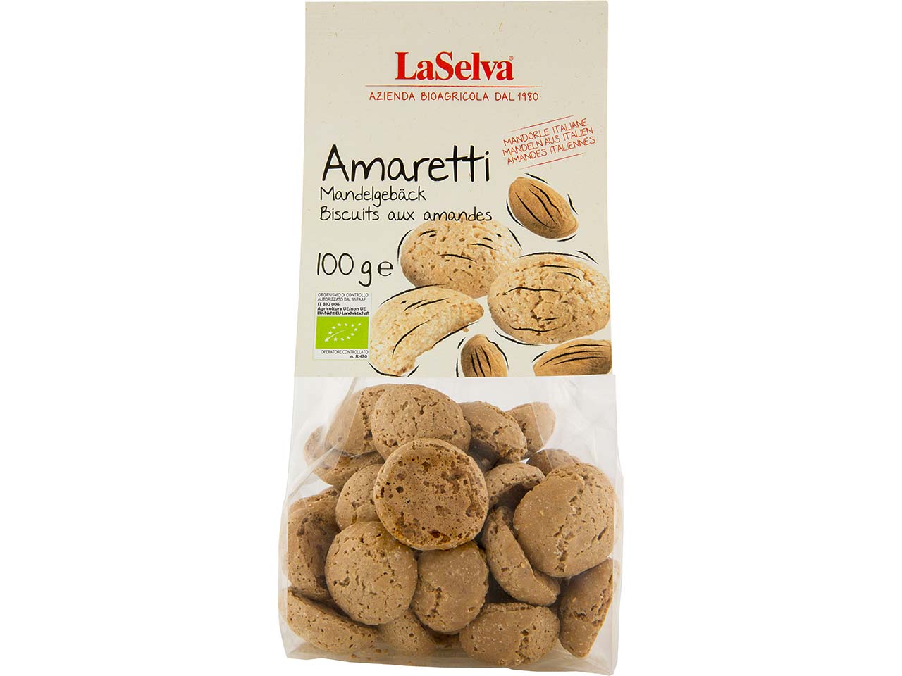 LaSelva Bio-Mandelgebäck "Amaretti", 100 g
