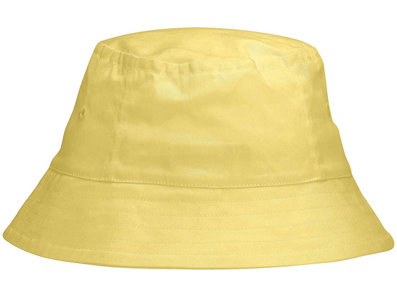 Neutral Bio-Bucket Hat aus Baumwoll-Twill, dusty yellow, Gr. M/L