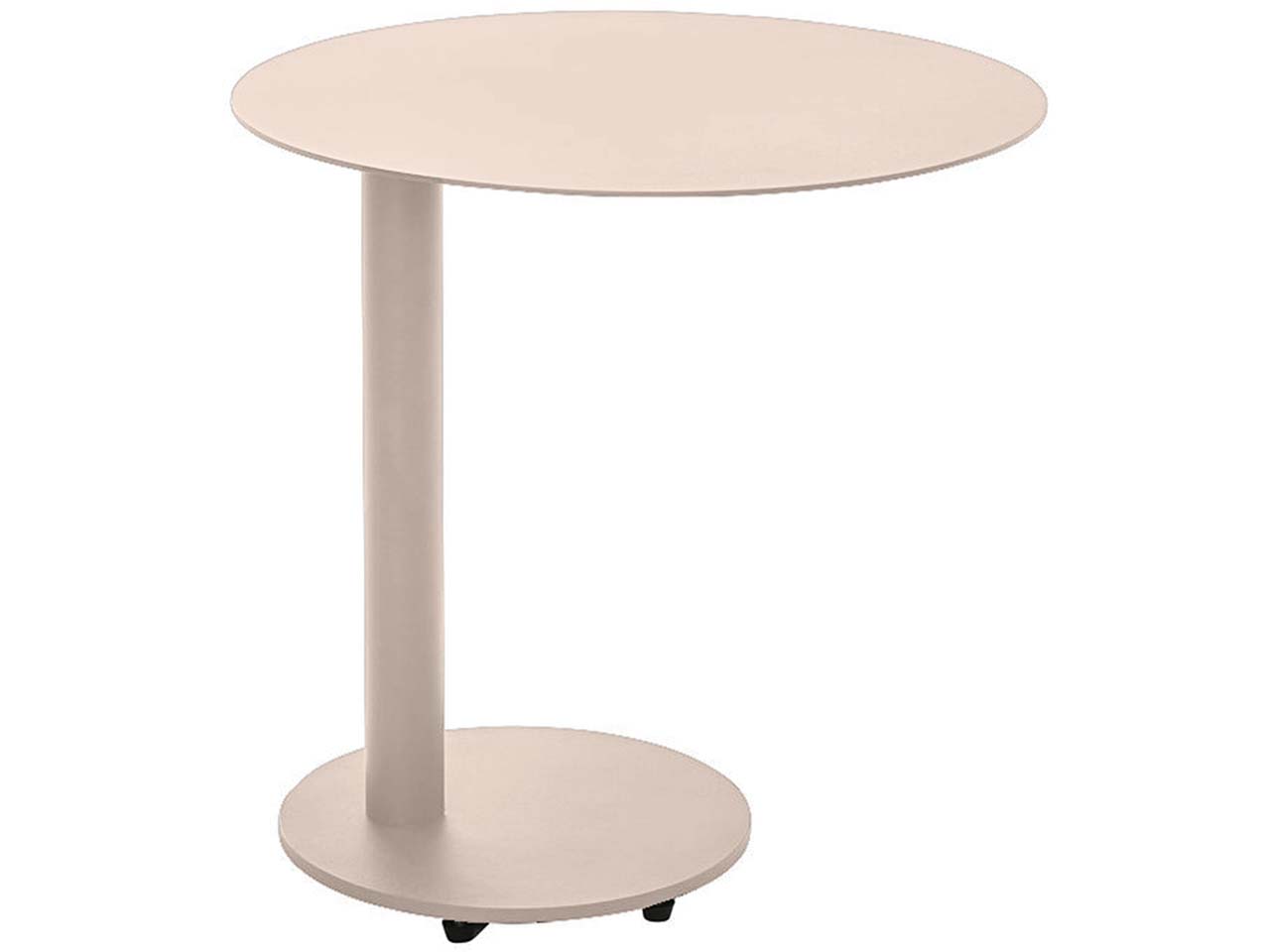Beistelltisch "Belfort" B 40 x T 50 x H 50 cm, aus Aluminium, sand
