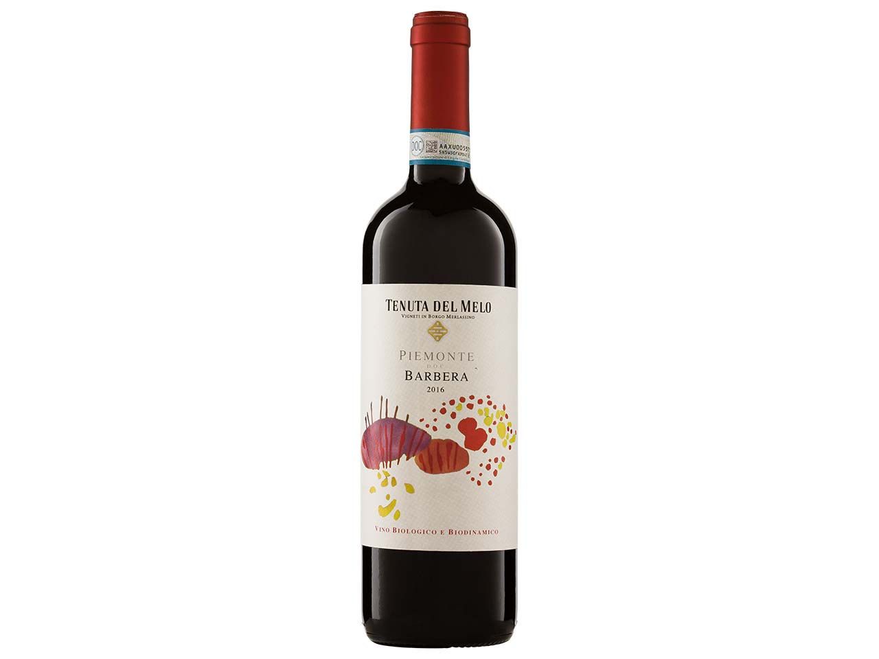 Bio-Rotwein Barbera Piemonte DOC, Tenuta del Melo, 0,75 l