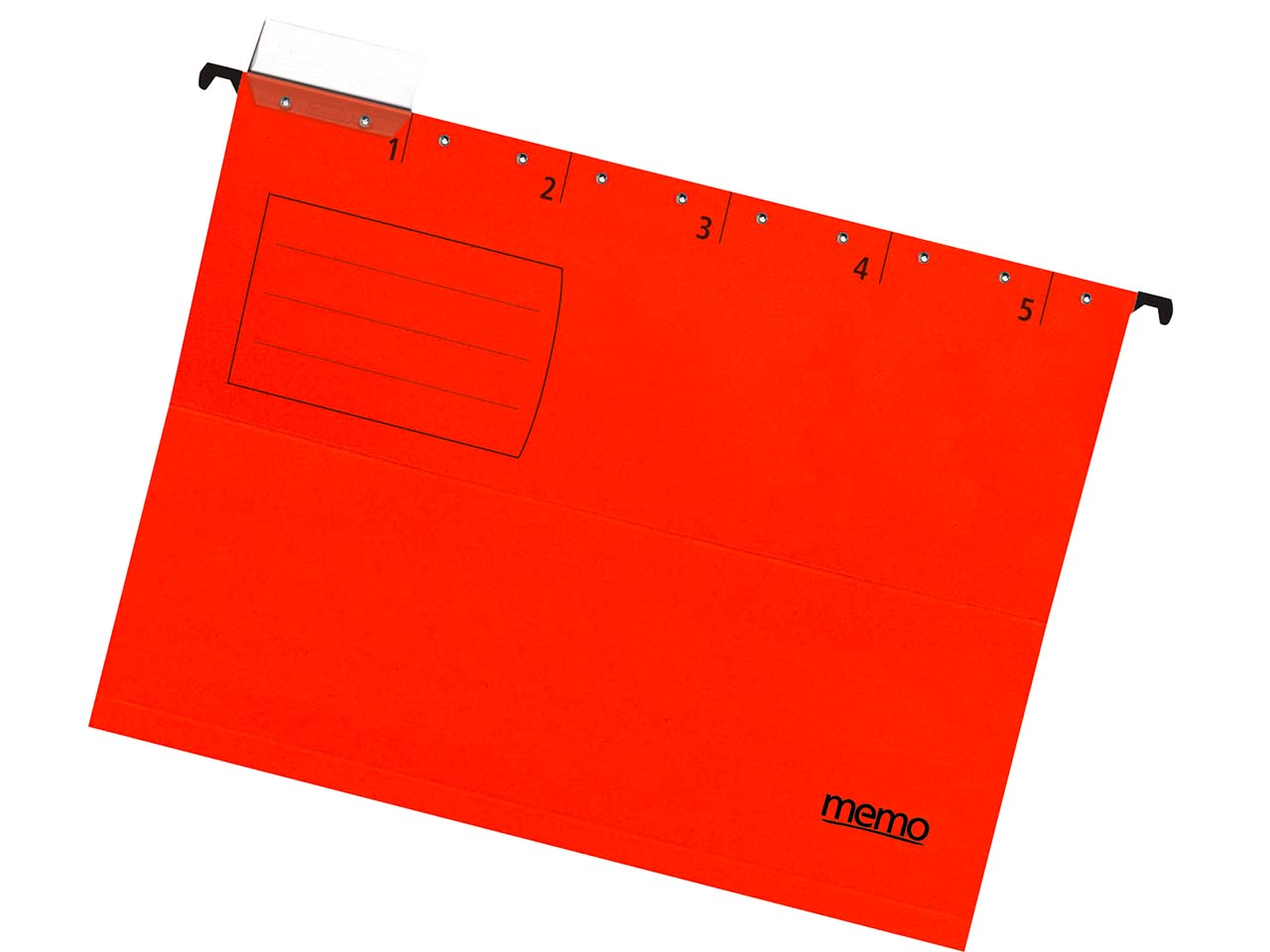 5 memo Hängemappen farbig rot