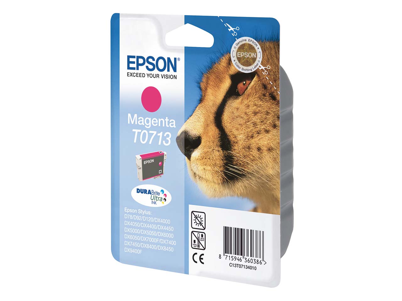 Epson Tintenpatrone T071340 magenta