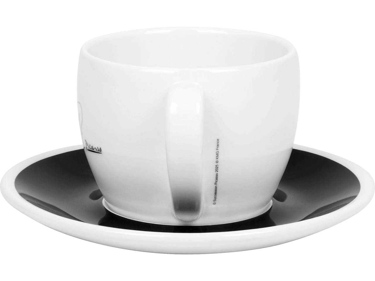 Könitz Cappuccinotassen 2er-Pack "CB FOUR Picasso Le Cheval" mit Untertassen, Vol.: 200 ml