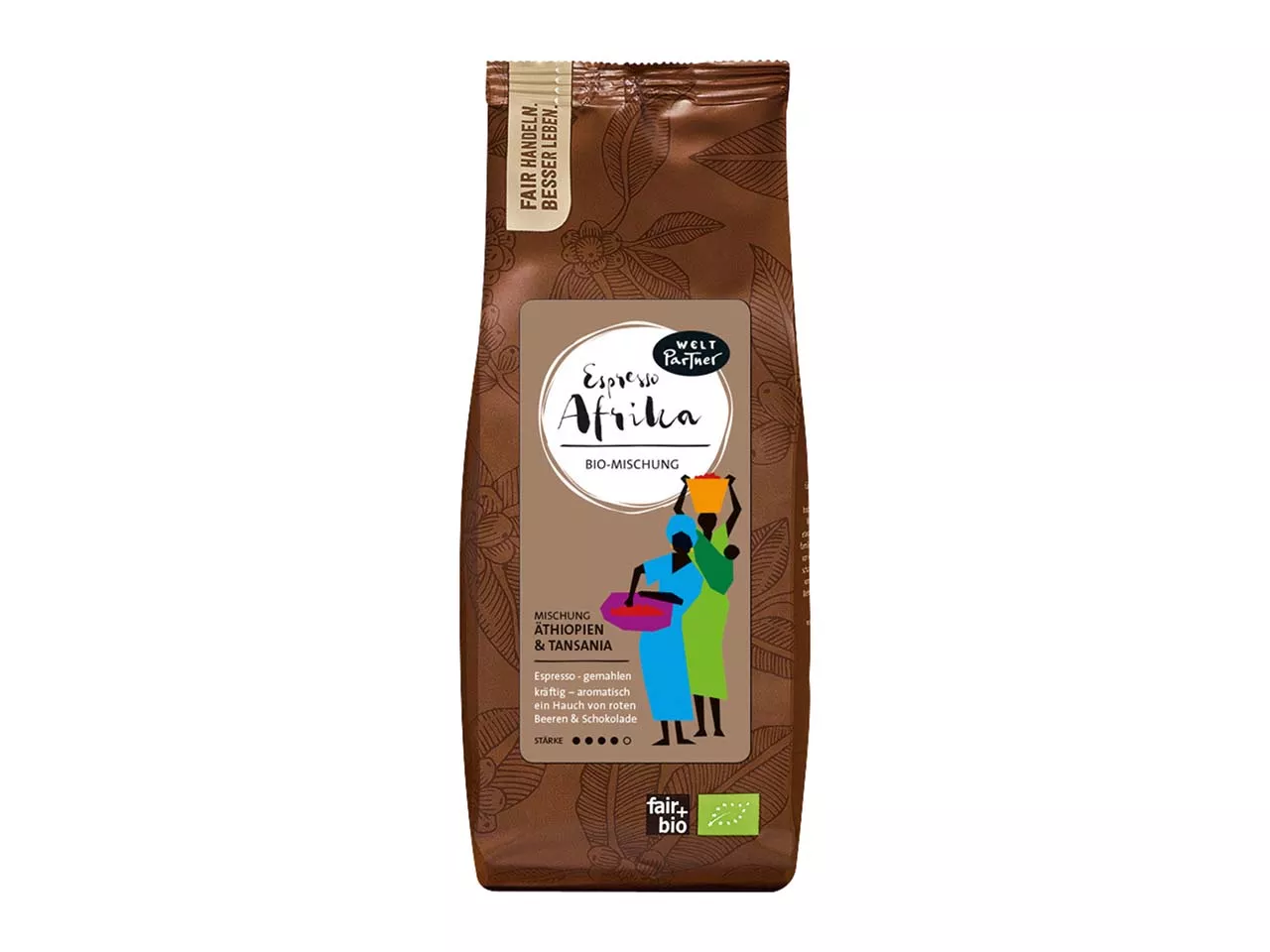 WeltPartner Bio-Espresso-Afrika, gemahlen, 250 g