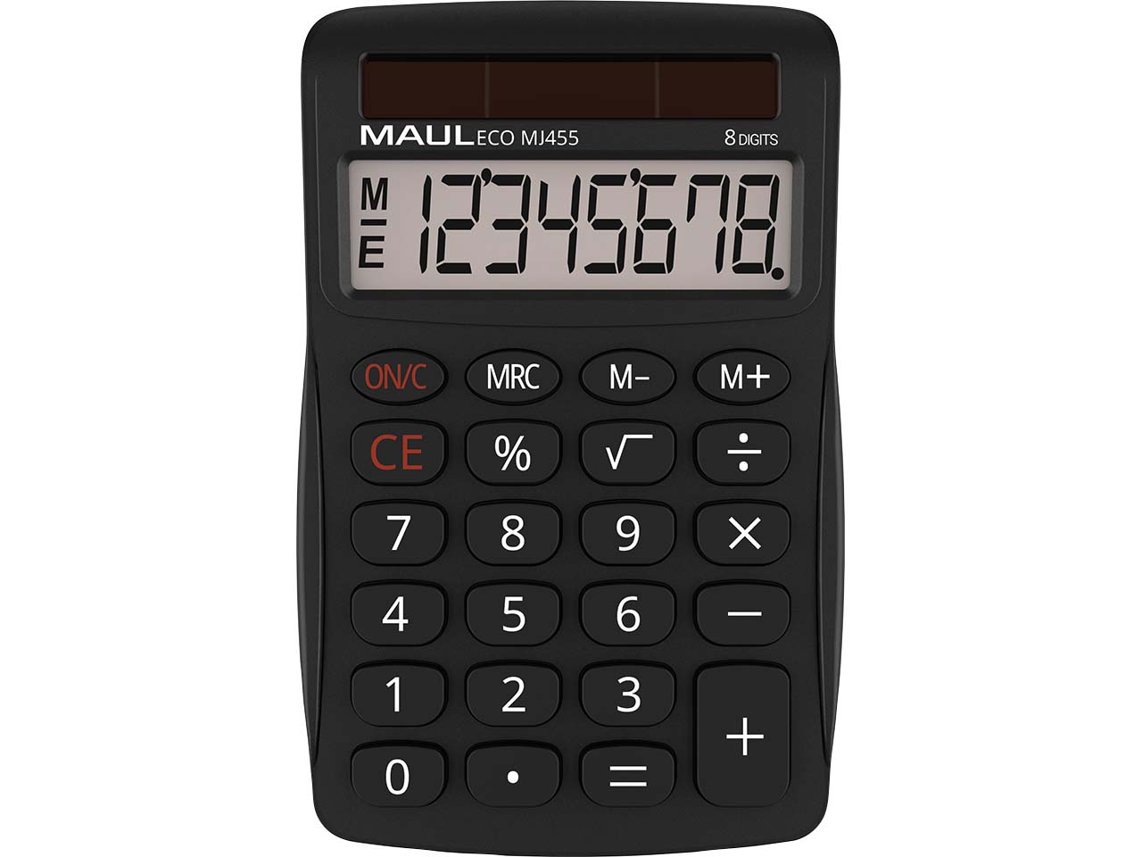 MAUL Solarrechner "Eco MJ 455" schwarz