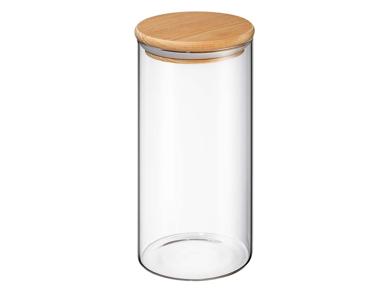 Zassenhaus Vorratsglas mit Holzdeckel 1300 ml