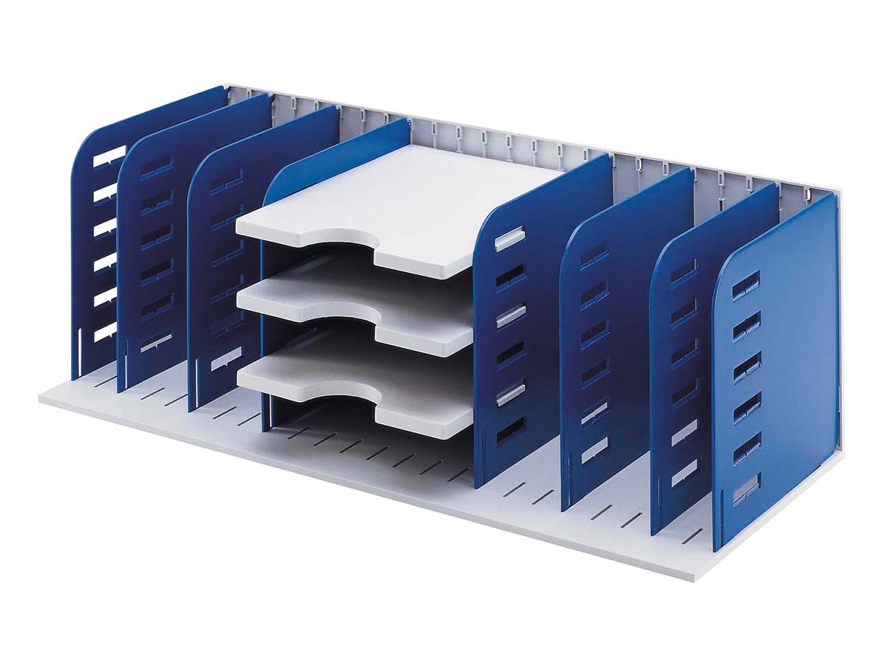 Styrorac Grundeinheit 8+3 grau/blau