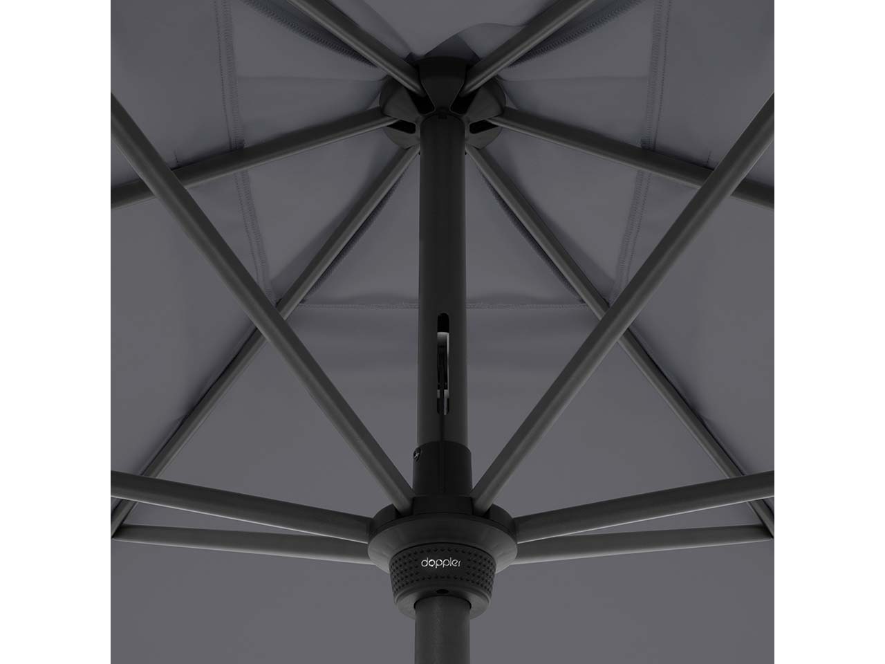 doppler Sonnenschirm "myZone Auto Tilt" 300 x 200 cm, HV, anthrazit