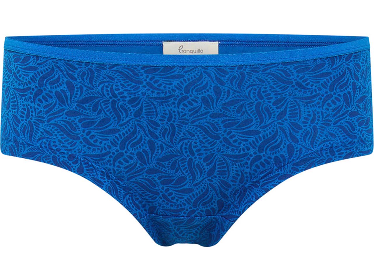 tranquillo Bio-Damen-Hipster mit Allover-Print, blue paisley, Gr. S