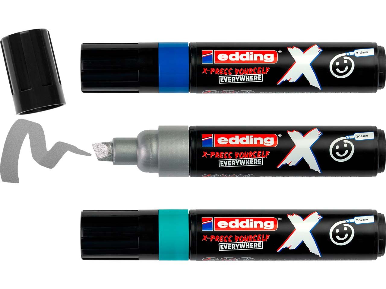 3er Set edding Multimarker "6900 X" Meeresfarben