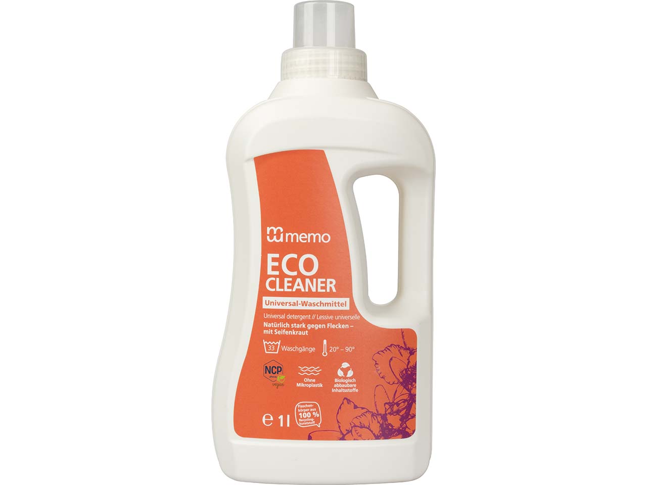 memo Universal-Waschmittel 'ECO CLEANER', 1 l