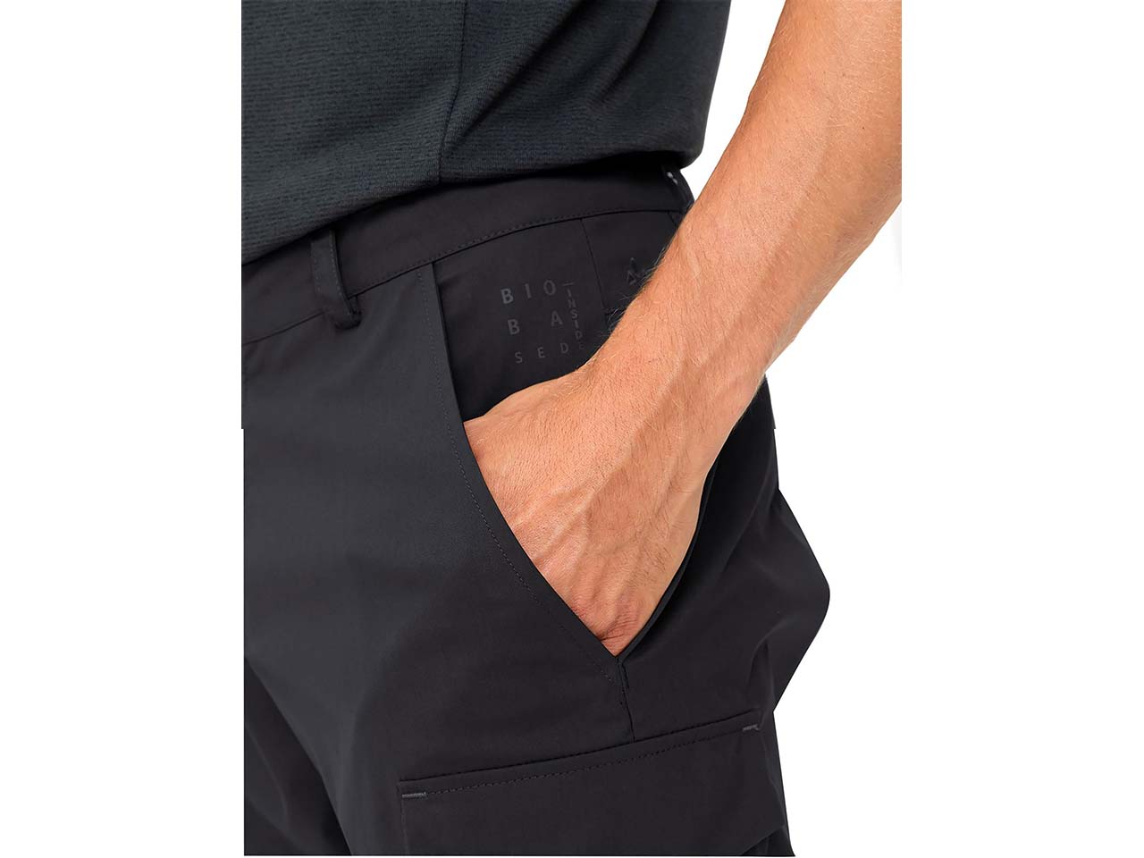 VAUDE Herren-Cargoshort 'Neyland' mit 5 Taschen, black, Gr. 48