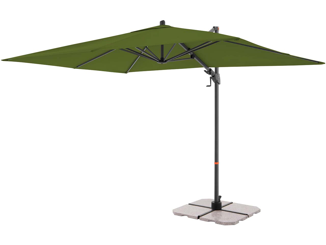 doppler Pendelschirm "myZone AX" 320 x 240 cm, kiwi