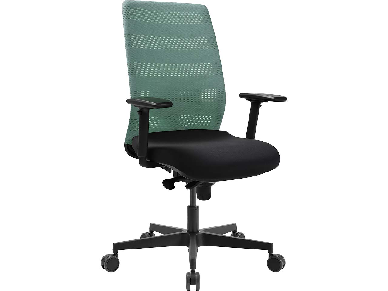 Topstar Bürodrehstuhl "35 Jahre memo" mit Armlehnen, mint, B-Ware, Zustand gut