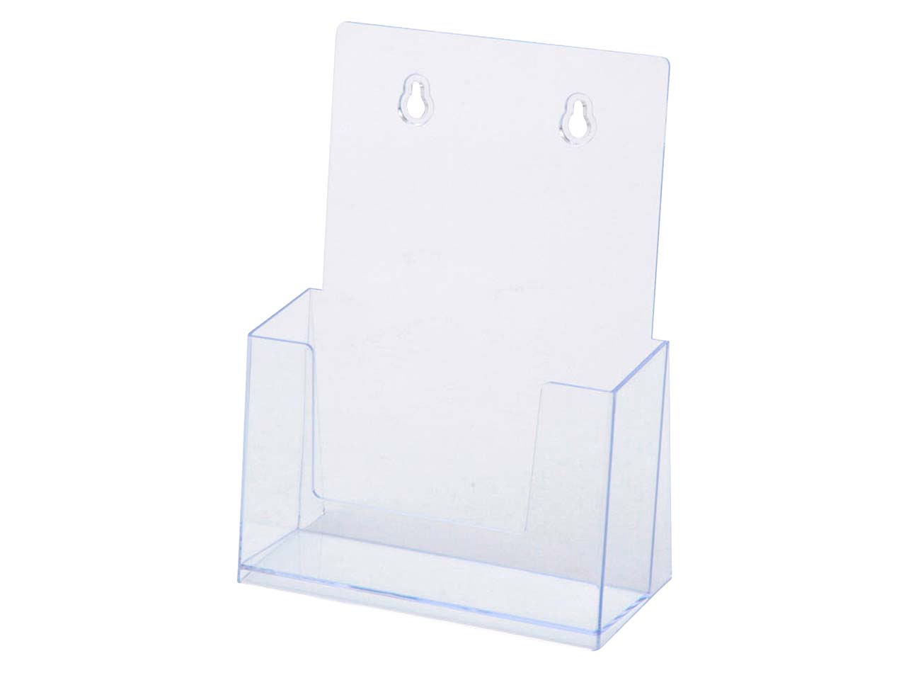 Prospekthalter aus Polystyrol für DIN A5, 1 Fach