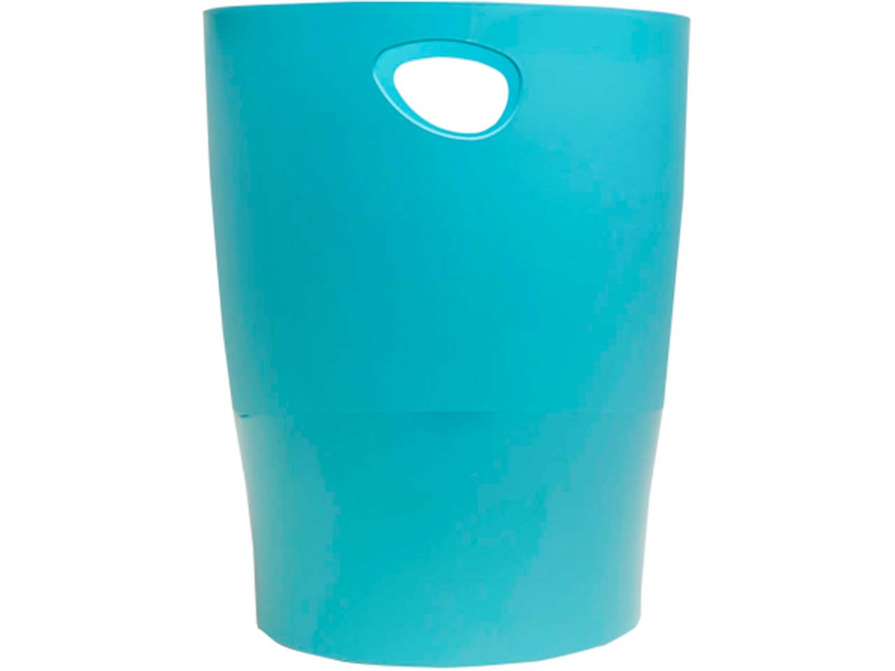 Exacompta Papierkorb mit Griffen "Ecobin Pop'N Co" 15 l, cyan