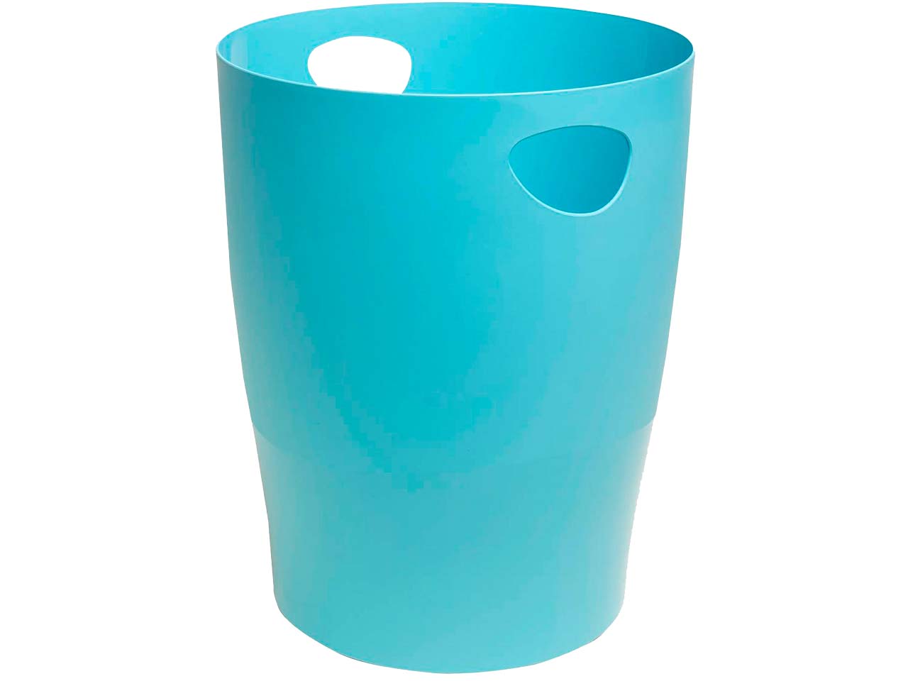 Exacompta Papierkorb mit Griffen "Ecobin Pop'N Co" 15 l, cyan