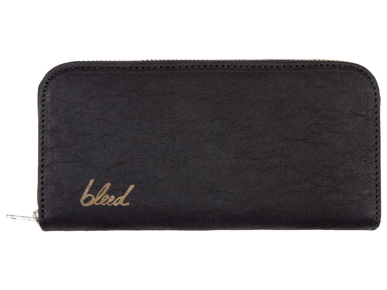 bleed Geldbörse "Jacroki" mit Reißverschluss, schwarz