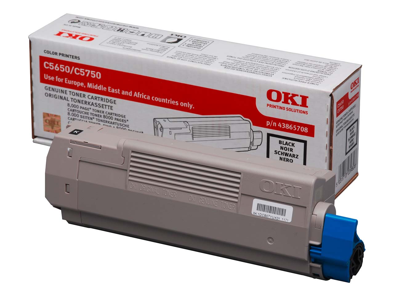 Oki Toner 43865708 schwarz